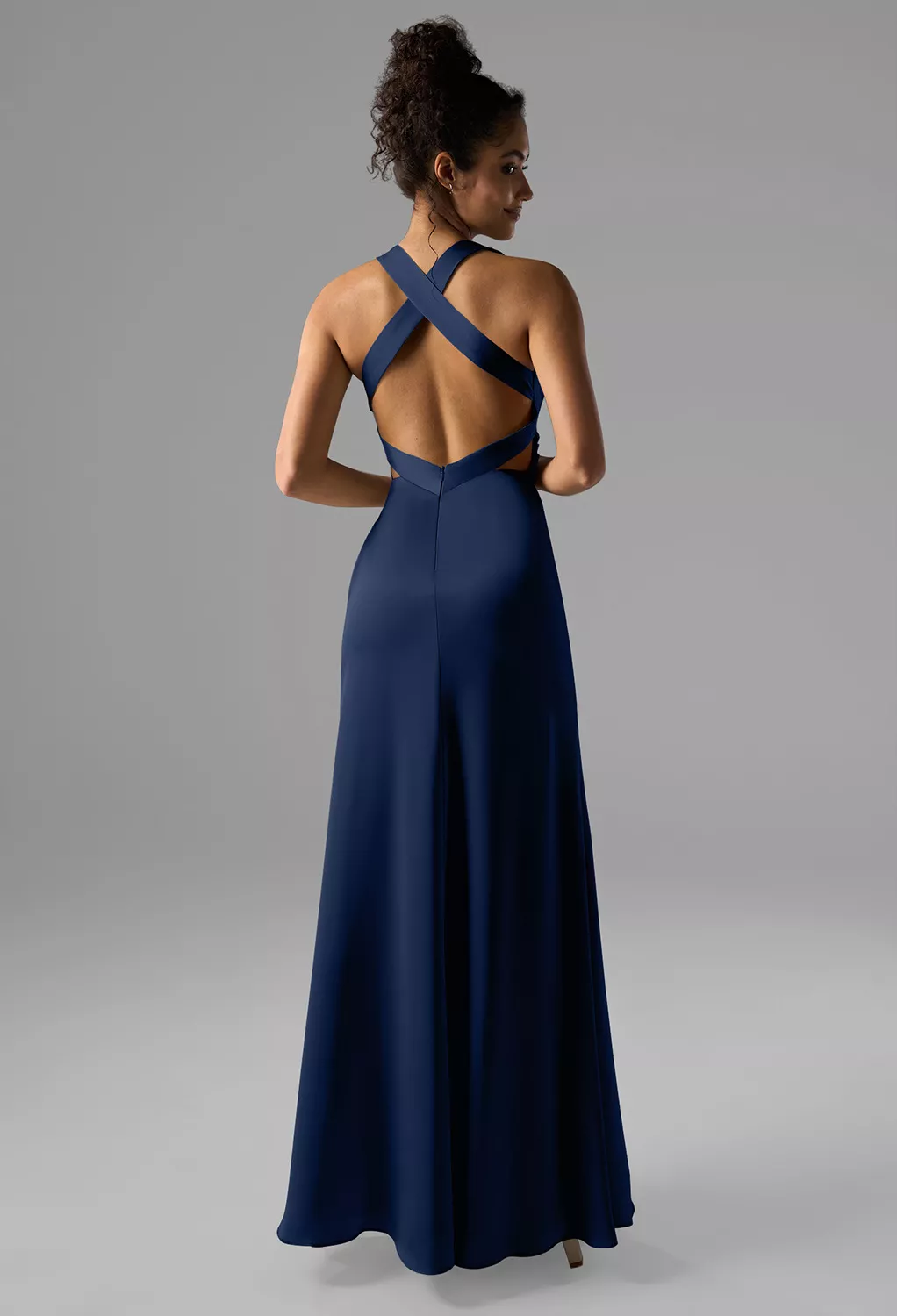 AW Erika Dark Navy  Cocktail Wedding Guest Dresses